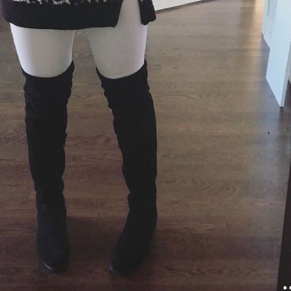 Madden Girl Black OTN Boots - Picture 2 of 8